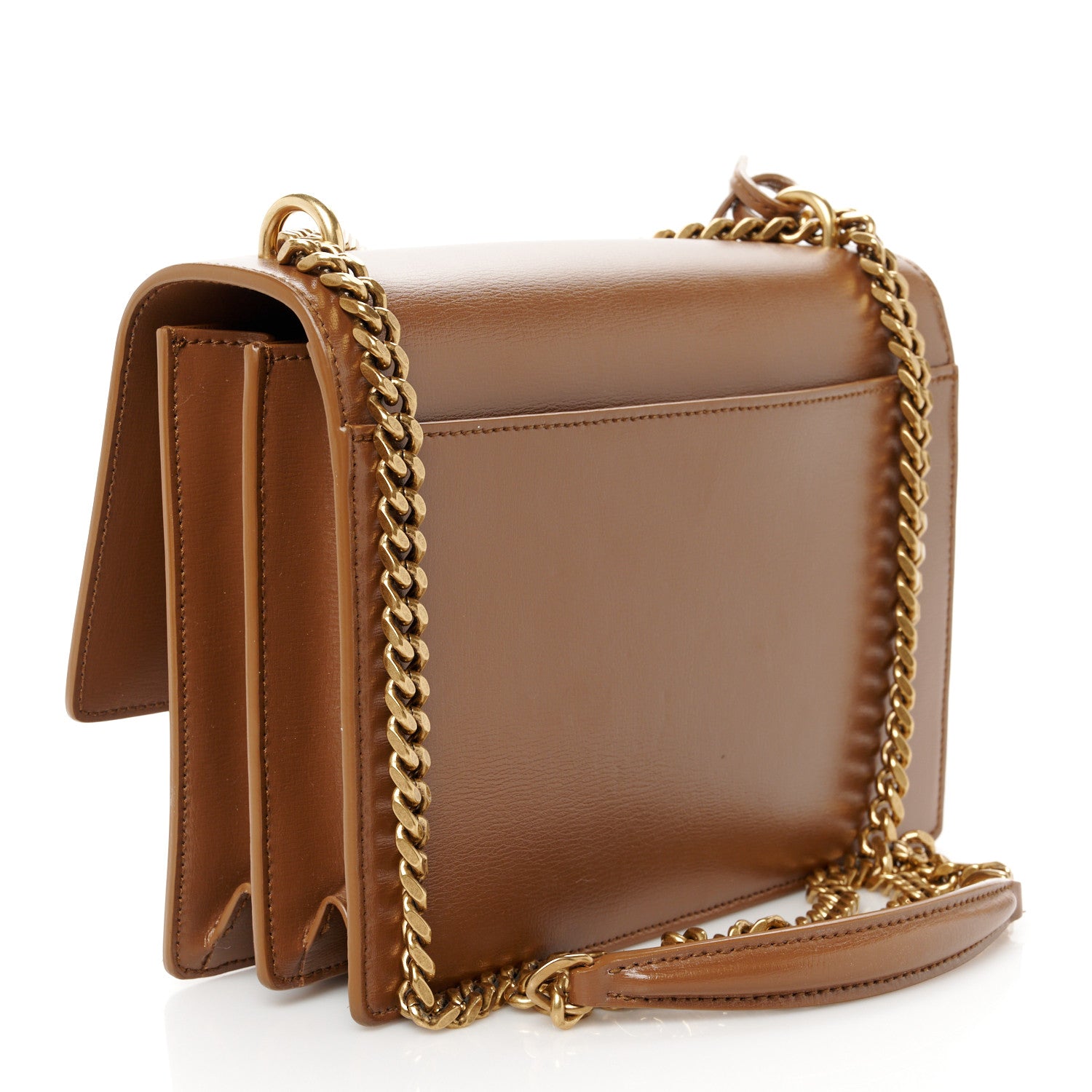 Saint Laurent Smooth Calfskin Medium Monogram Sunset Satchel Satchel Fox 3 of 11