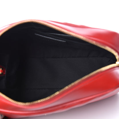 Saint Laurent Calfskin Matelasse Monogram Lou Camera Bag Red 7 of 10