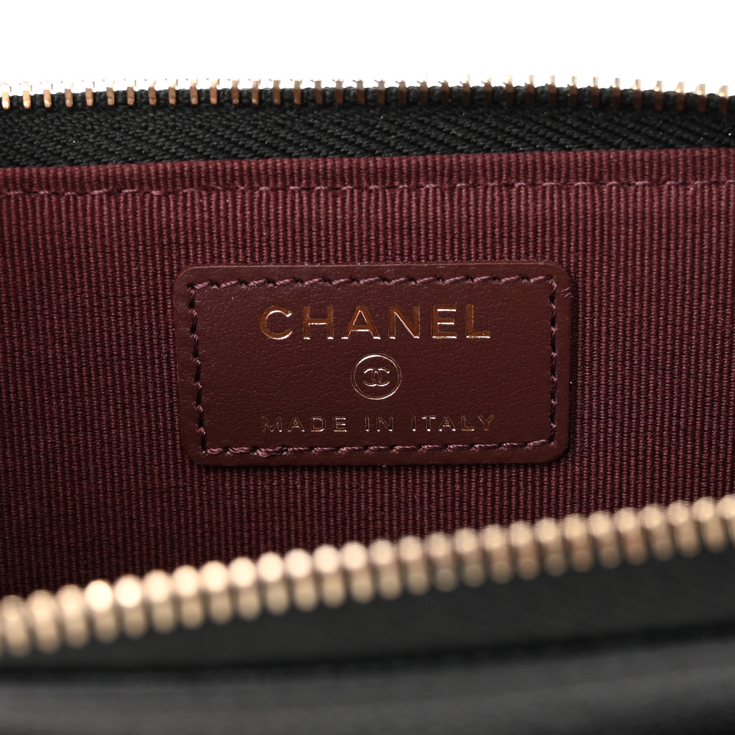 Chanel Caviar Quilted Zip Card Holder Black 6 of 9