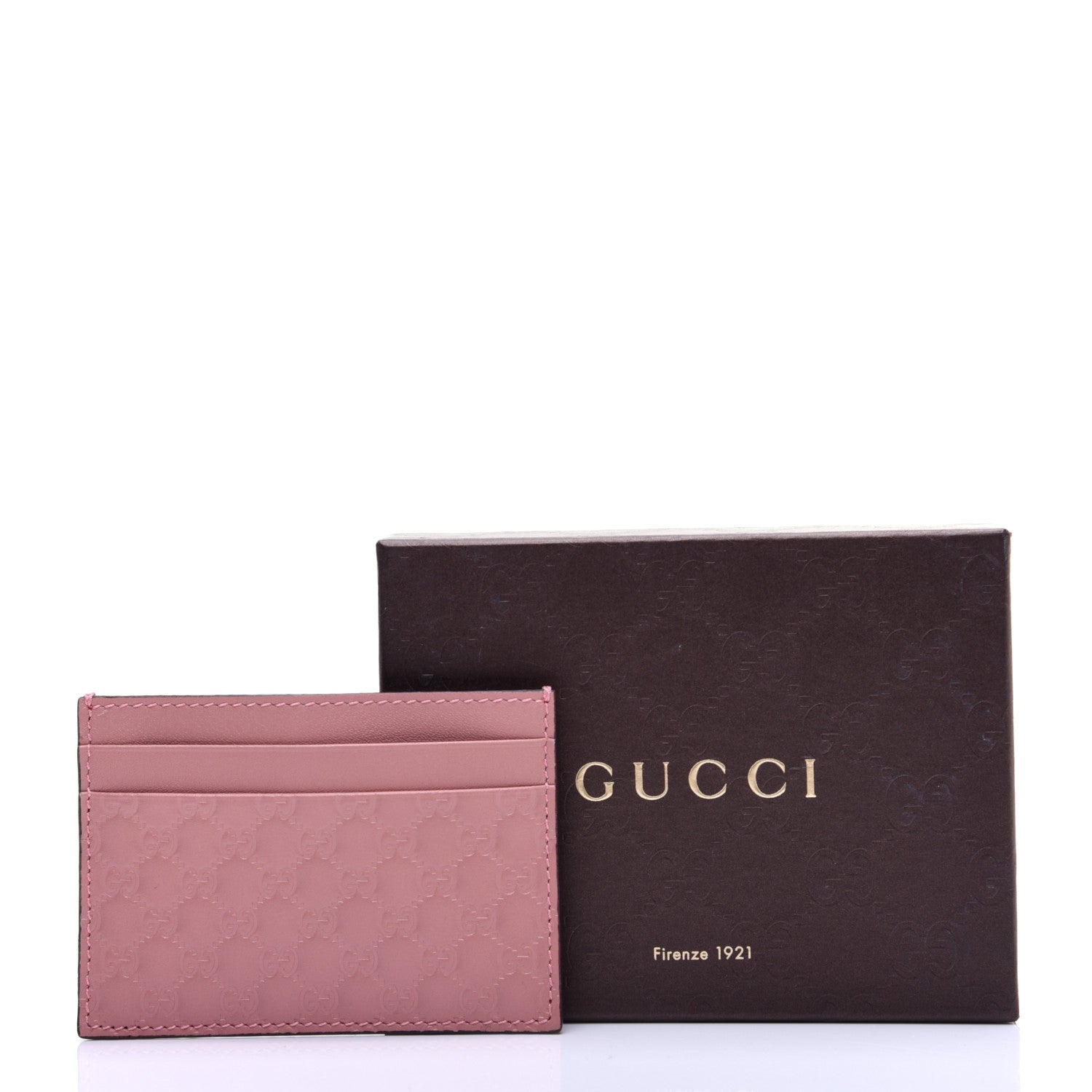 Gucci Microguccissima Card Holder Soft Pink 9 of 9