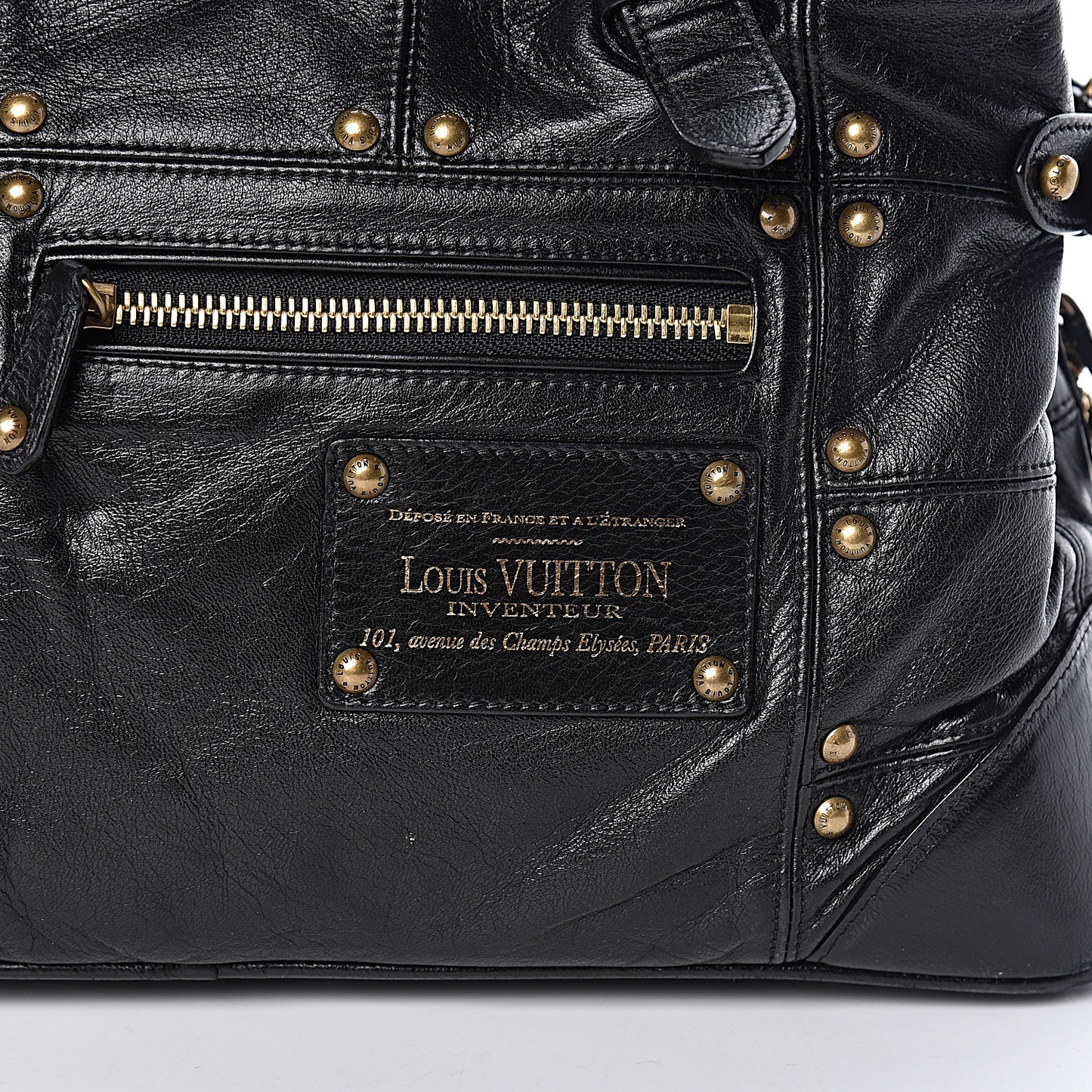 Lambskin Riveting Black