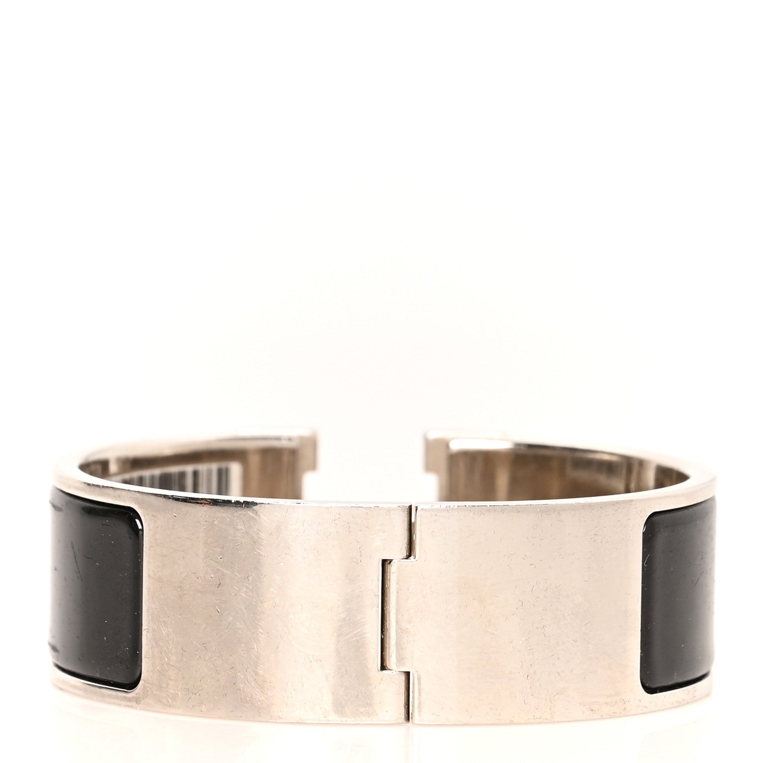 Hermes Enamel Wide Clic Clac H Bracelet PM Black 3 of 5
