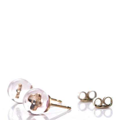 Louis Vuitton Resin Inclusion Stud Earrings Set of 2 Pink 6 of 7