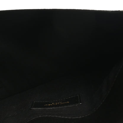 Saint Laurent Grain De Poudre Uptown Pouch Black 11 of 16
