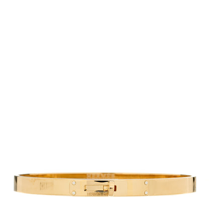 Hermes 18K Rose Gold Diamond PM Kelly Bracelet LG 1 of 4