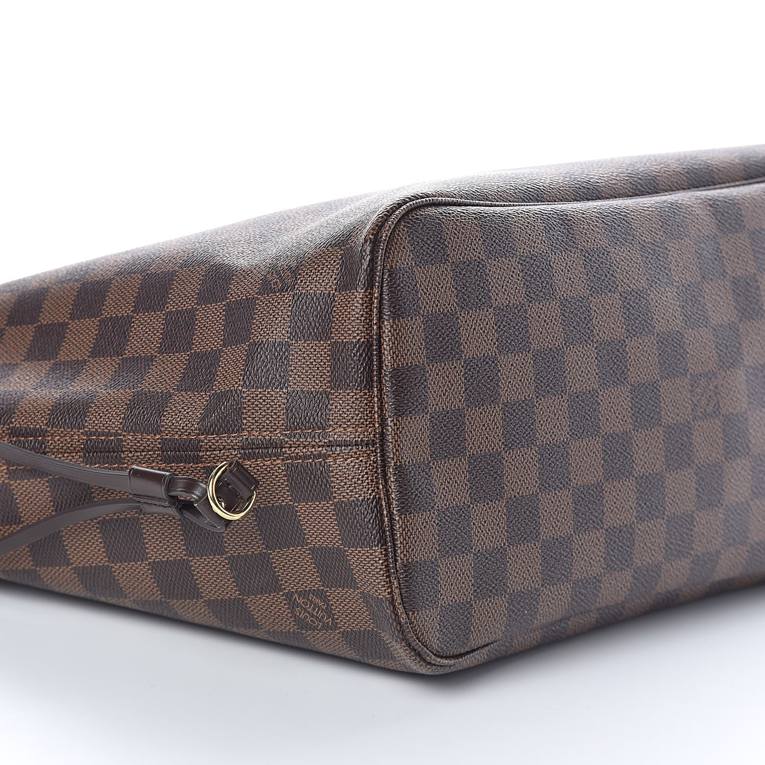 Louis Vuitton Damier Ebene Neo Neverfull MM Rose Ballerine 10 of 11