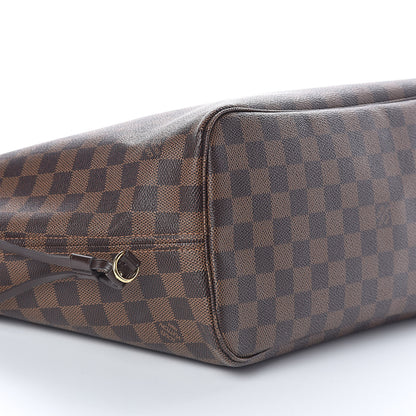 Louis Vuitton Damier Ebene Neo Neverfull MM Rose Ballerine 10 of 11