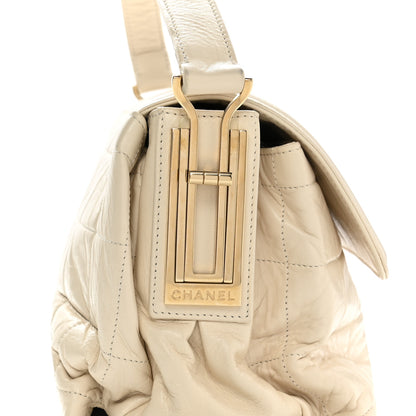 Chanel Lambskin Chocolate Bar Shoulder Bag White 11 of 13