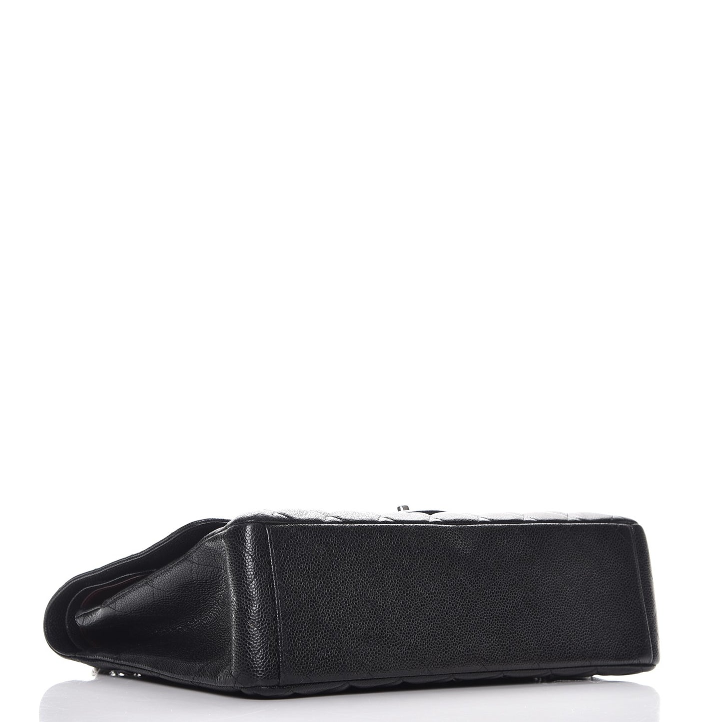 Caviar Quilted Maxi Double Flap Black