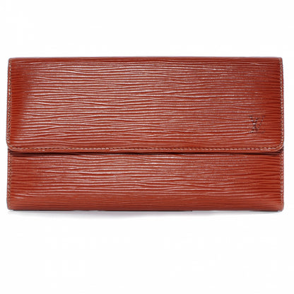 Louis Vuitton Epi Porte Tresor International Wallet Kenyan Fawn 1 of 10