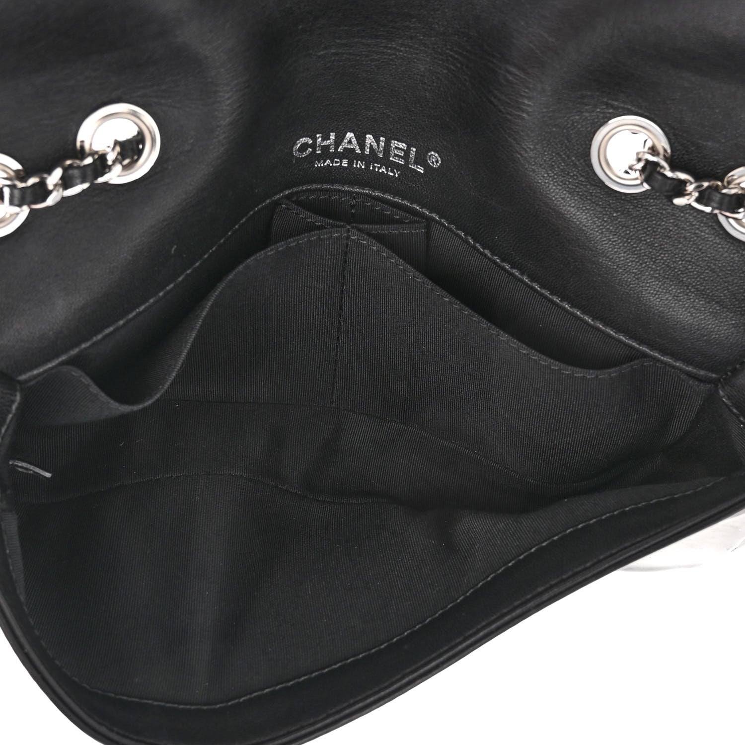 Chanel Patent Quilted Mademoiselle East West Flap Black 5 of 15