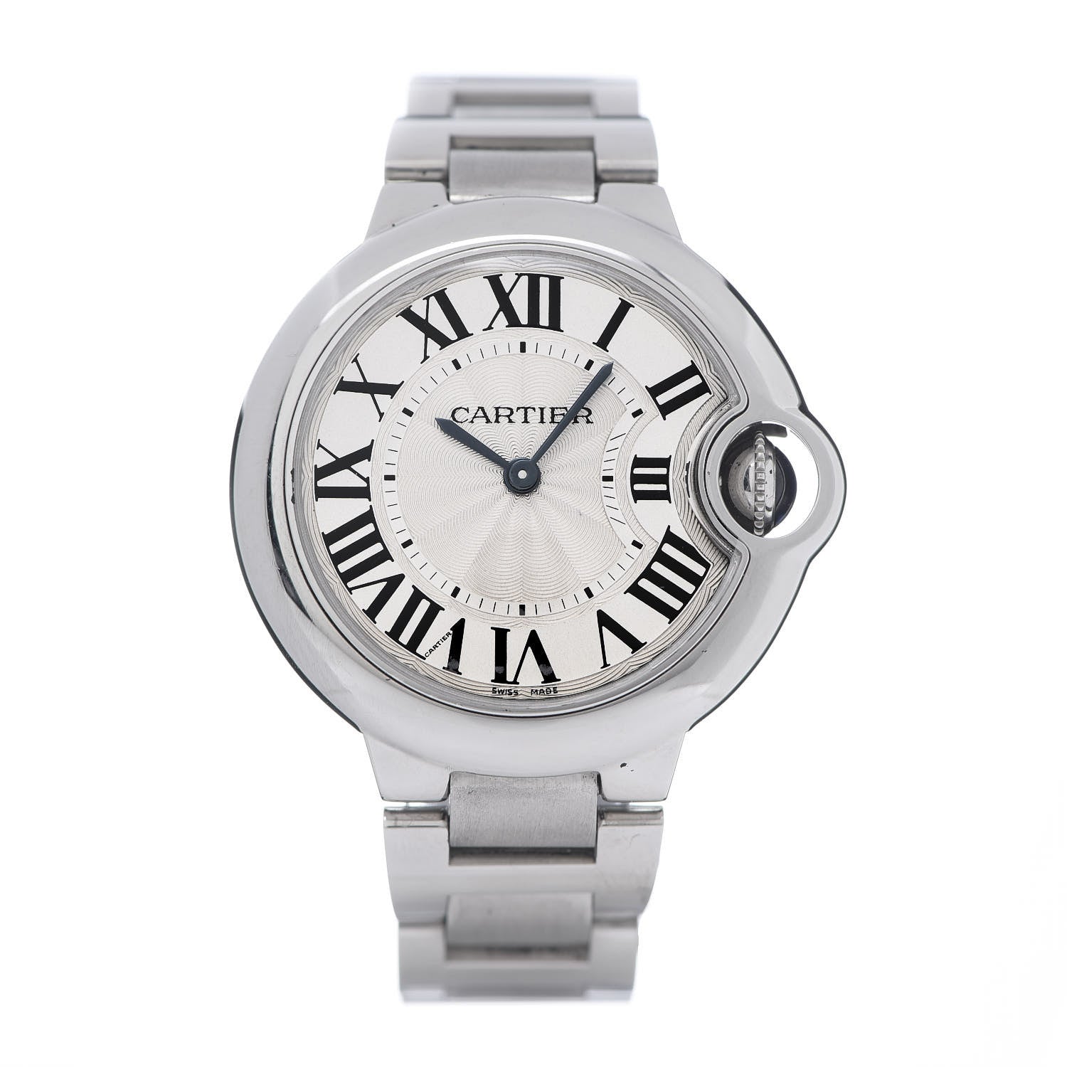 Cartier Stainless Steel 33mm Ballon Bleu De Cartier Quartz Watch 1 of 10