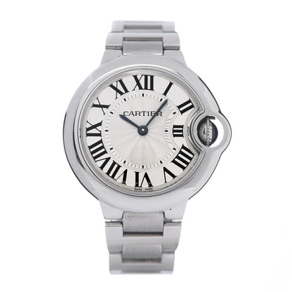 Cartier Stainless Steel 33mm Ballon Bleu De Cartier Quartz Watch 1 of 10