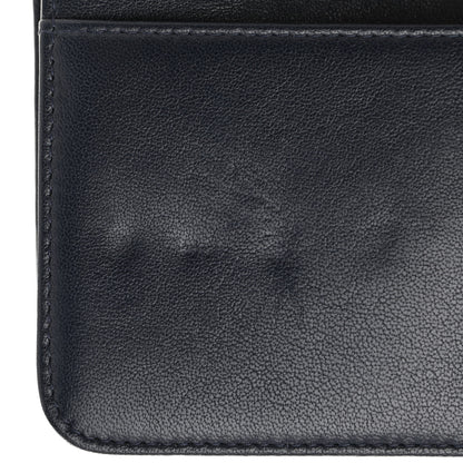Chanel Sheepskin Quilted Mademoiselle Vintage Wallet On Chain WOC Navy 12 of 13