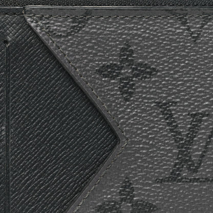 Louis Vuitton Reverse Monogram Eclipse Taiga Coin Card Holder 7 of 8
