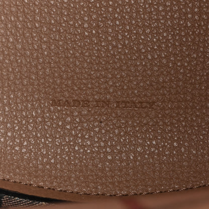 Burberry Haymarket Check Colours Small Lorne Bucket Crossbody Beige 7 of 13