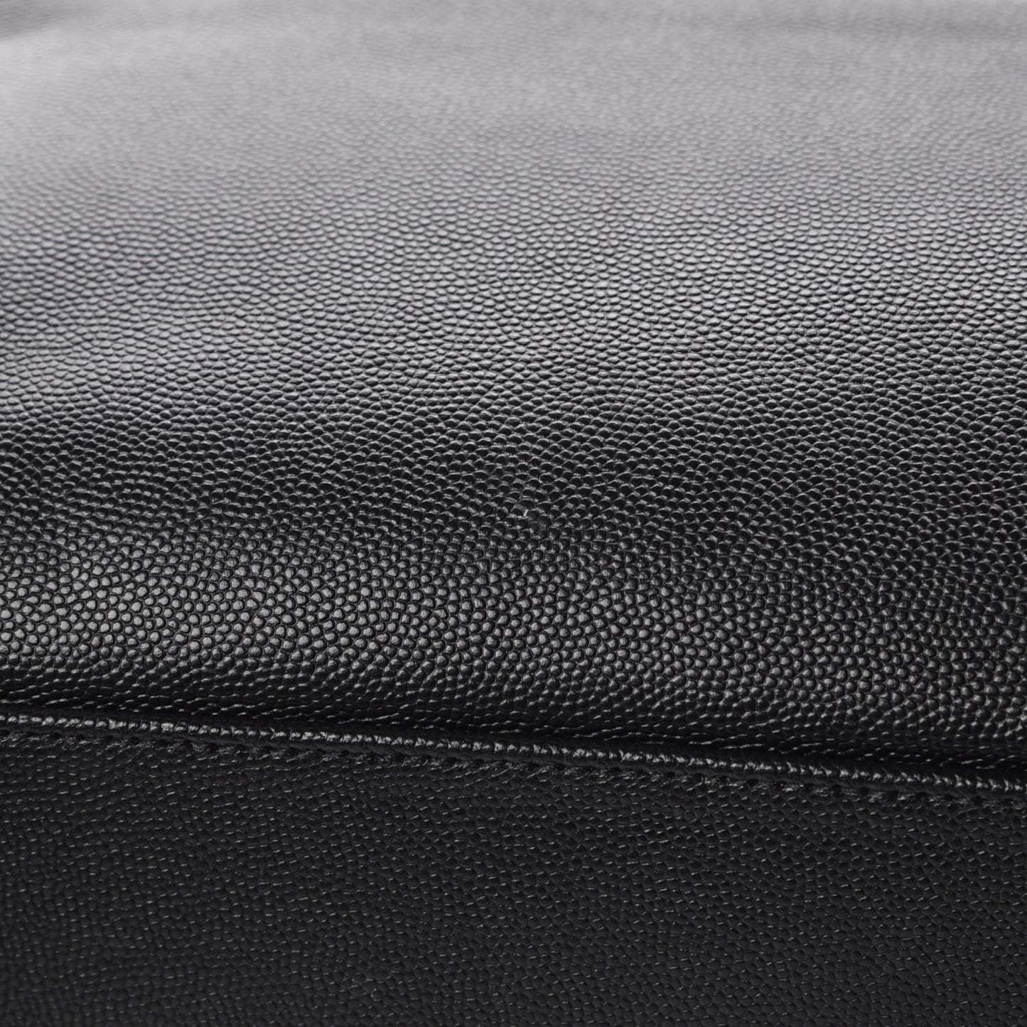 Grain De Poudre Medium West Hollywood Monogram Fold-Over Black