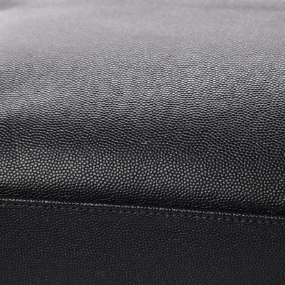 Saint Laurent Grain De Poudre Medium West Hollywood Monogram Fold-Over Black 16 of 16