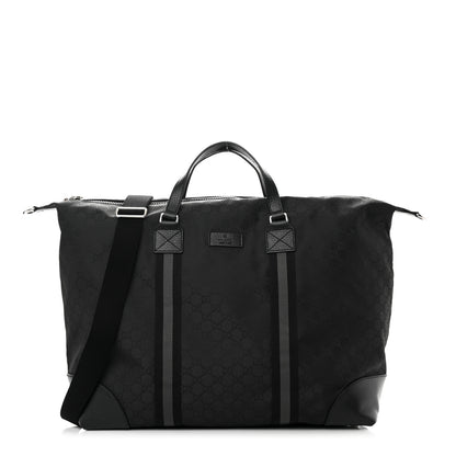 Gucci Nylon Monogram XL Duffle Bag Black 1 of 12