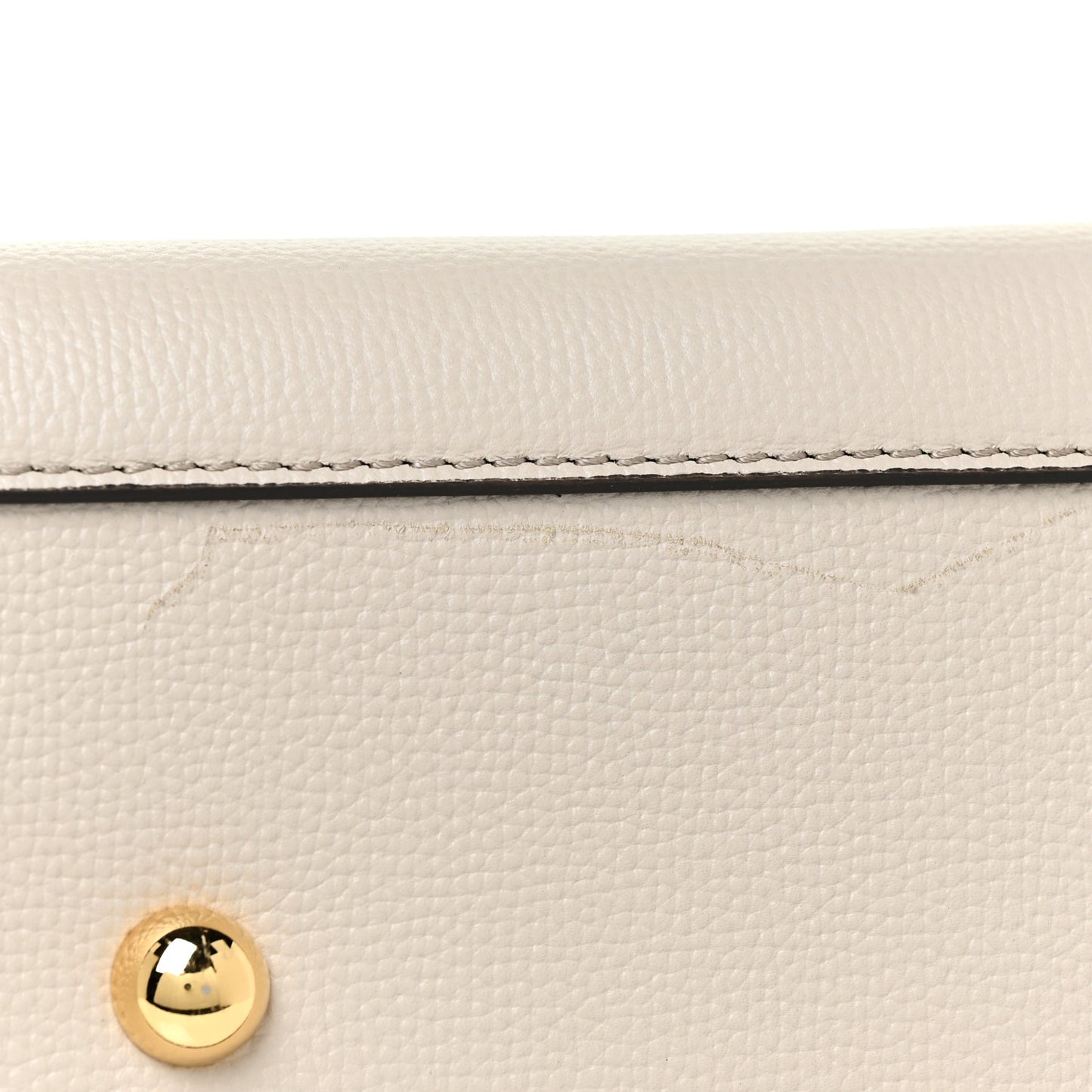 Derby Calfskin House Check Medium Banner Tote Limestone