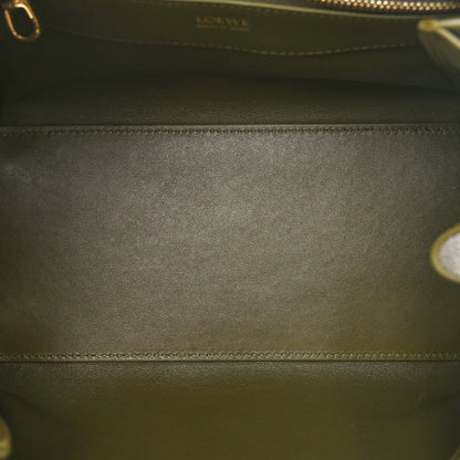 Loewe Supple Calfskin Small Madrid Bag Olive 5 of 9