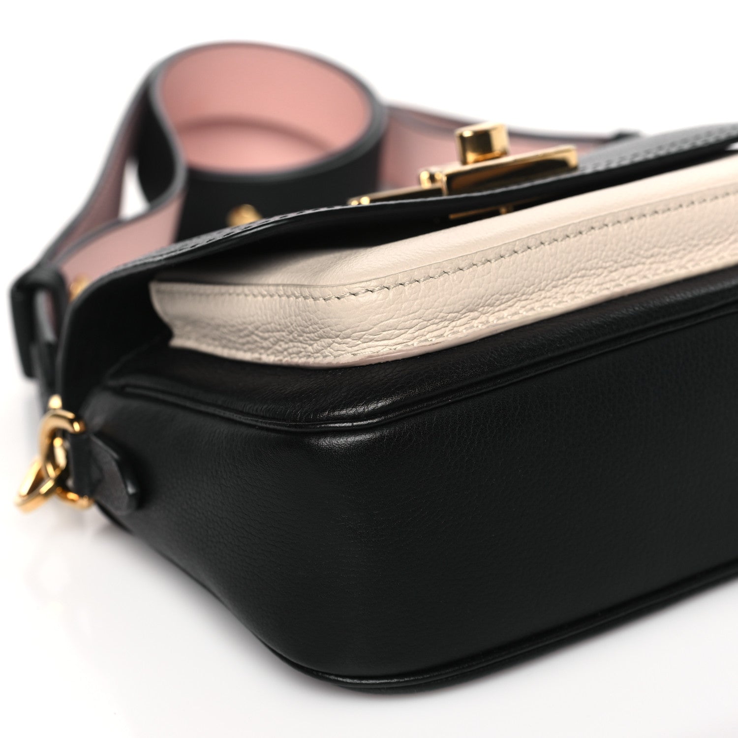 Louis Vuitton Grained Calfskin Lockme Tender Black 8 of 9