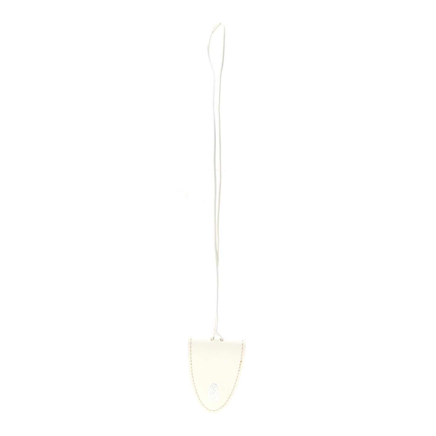Calfskin Bag Clip White