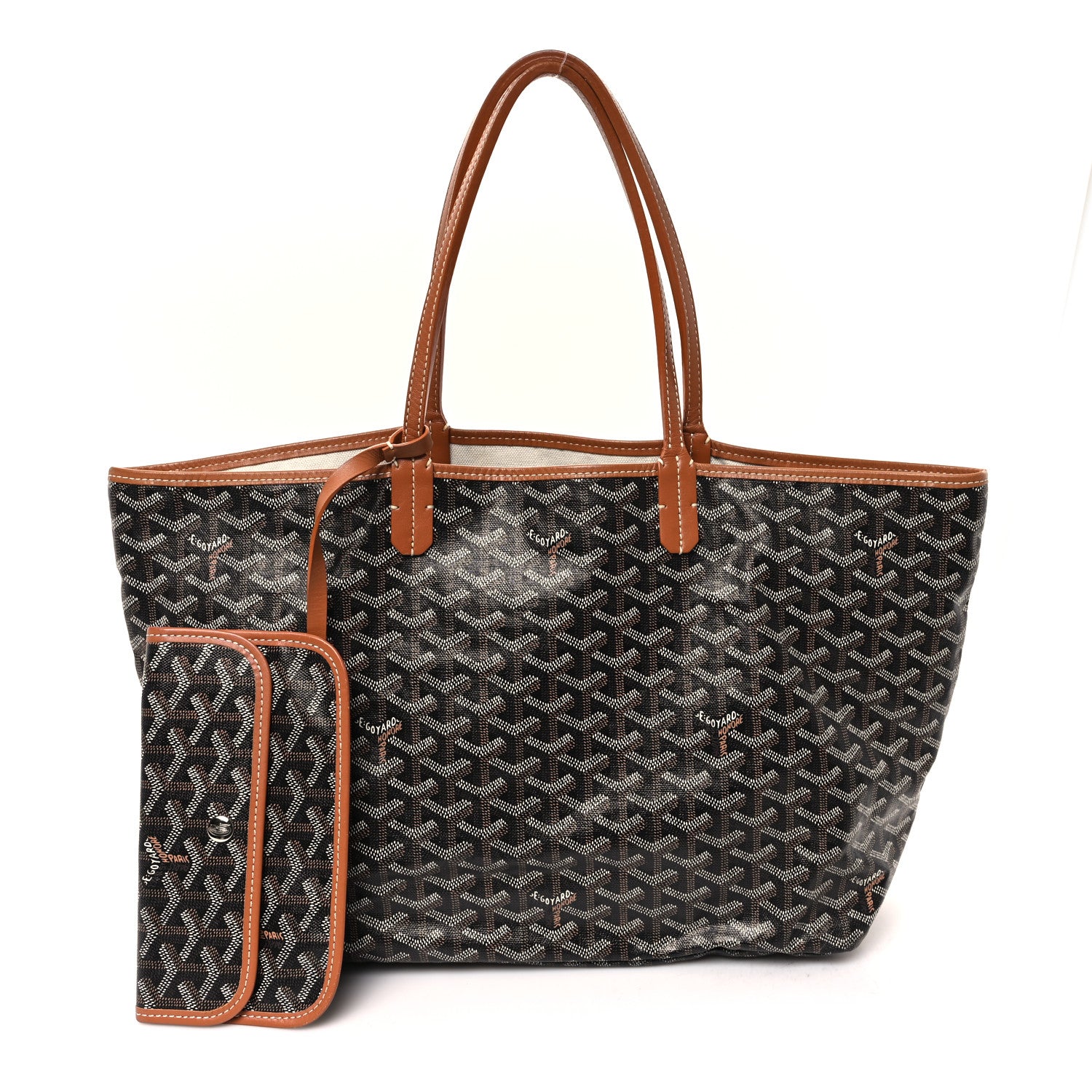 Goyard Goyardine Saint Louis PM Black Gold 3 of 12