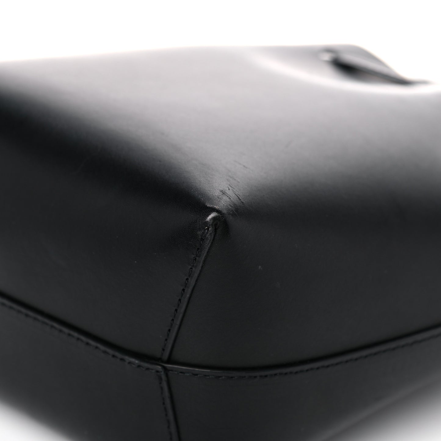 Calfskin Mini Bucket Bag Black Ballerina