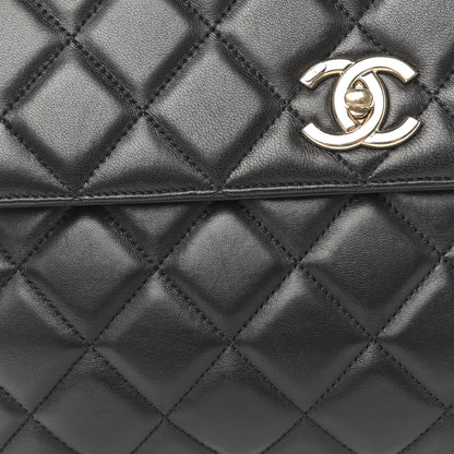 Chanel Lambskin Quilted Large Trendy CC Dual Handle Flap Bag Black 8 of 14