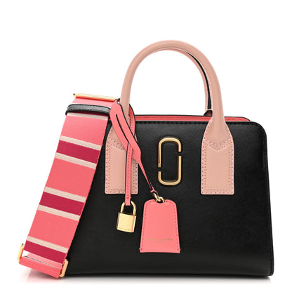 Marc Jacobs Saffiano Little Big Shot Tote Black Gazelle 1 of 8