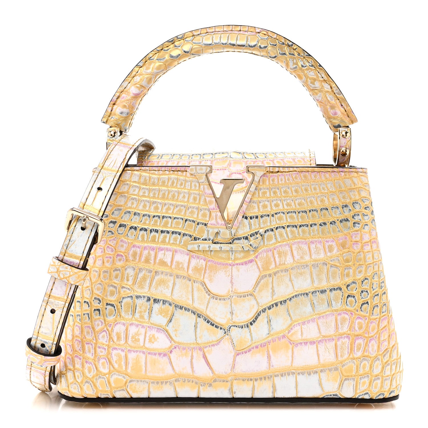 Louis Vuitton Alligator Mini Capucines Royal Garden 1 of 10