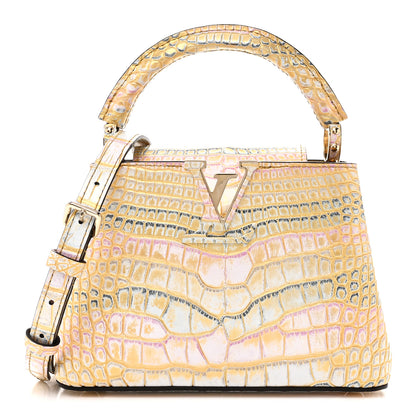 Louis Vuitton Alligator Mini Capucines Royal Garden 1 of 10