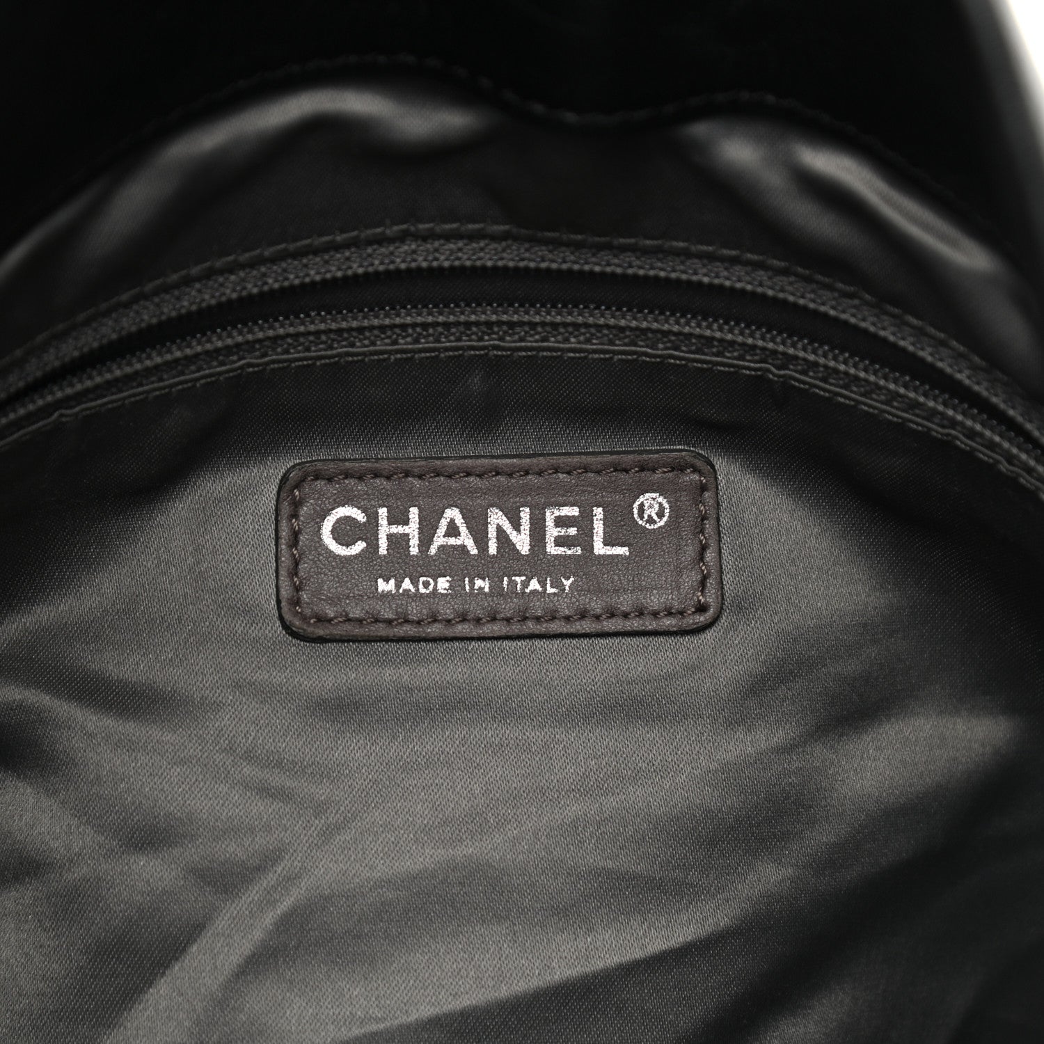 Chanel Calfskin Modern Chain Rhodoid Hobo Black 6 of 12