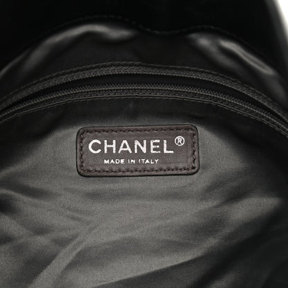 Chanel Calfskin Modern Chain Rhodoid Hobo Black 6 of 12