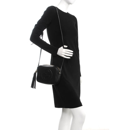 Gucci Pebbled Calfskin Small Soho Disco Bag Black 2 of 7