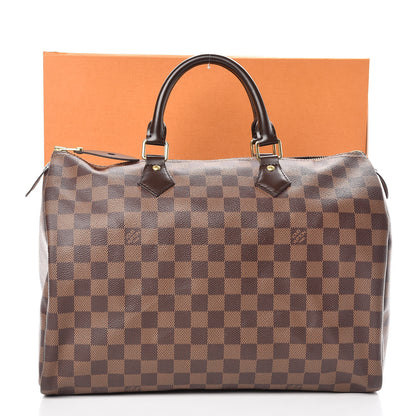 Louis Vuitton Damier Ebene Speedy 35 10 of 10