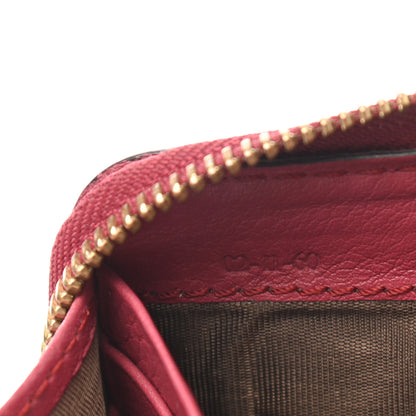 Chloe Grained Calfskin Marcie Long Zip Around Wallet Red 8 of 14