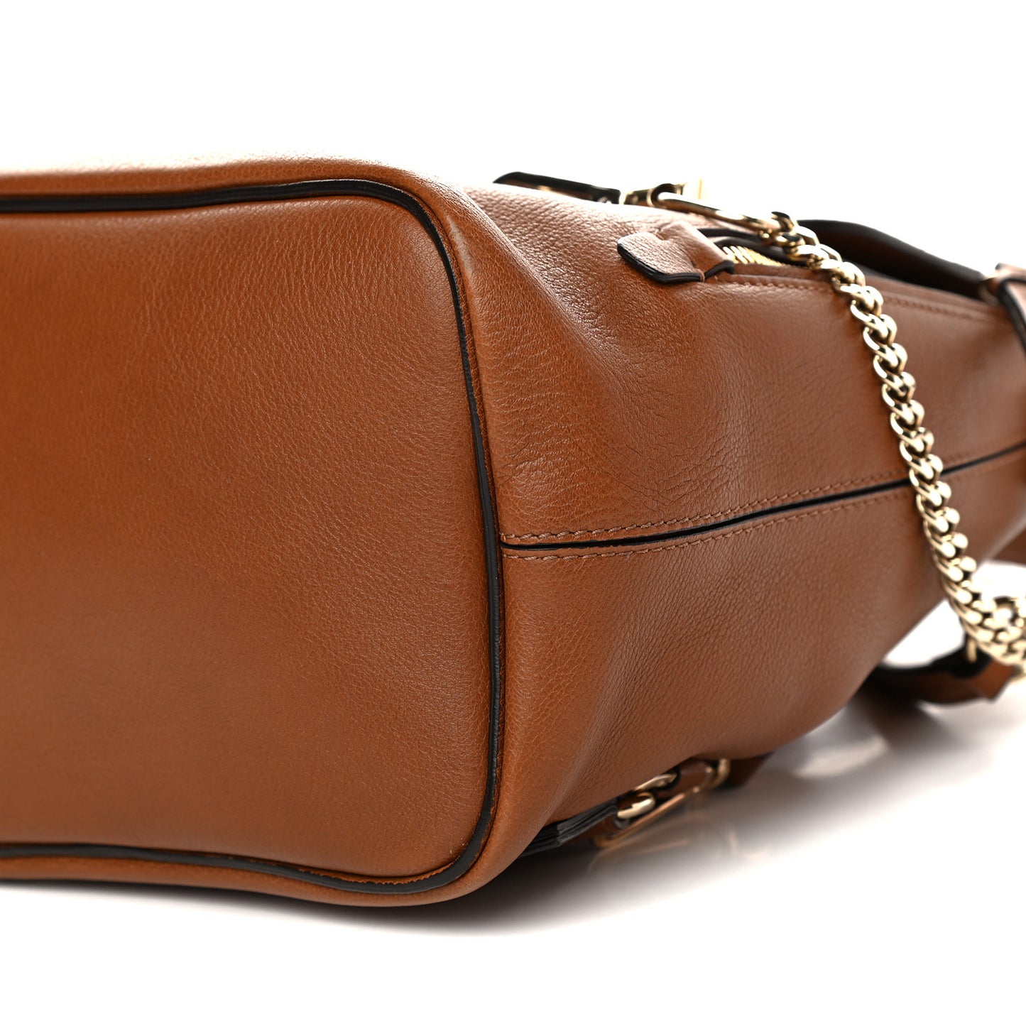 Suede Calfskin Small Faye Backpack Tan