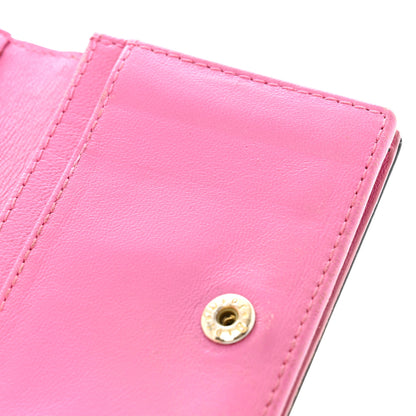 Christian Dior Patent Ultimate Card Holder Black Pink 11 of 11