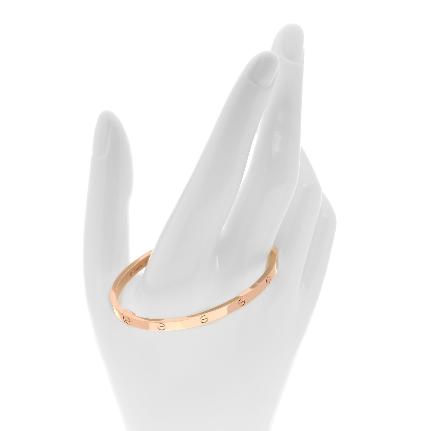 Cartier 18K Pink Gold Small LOVE Bracelet 17 2 of 6