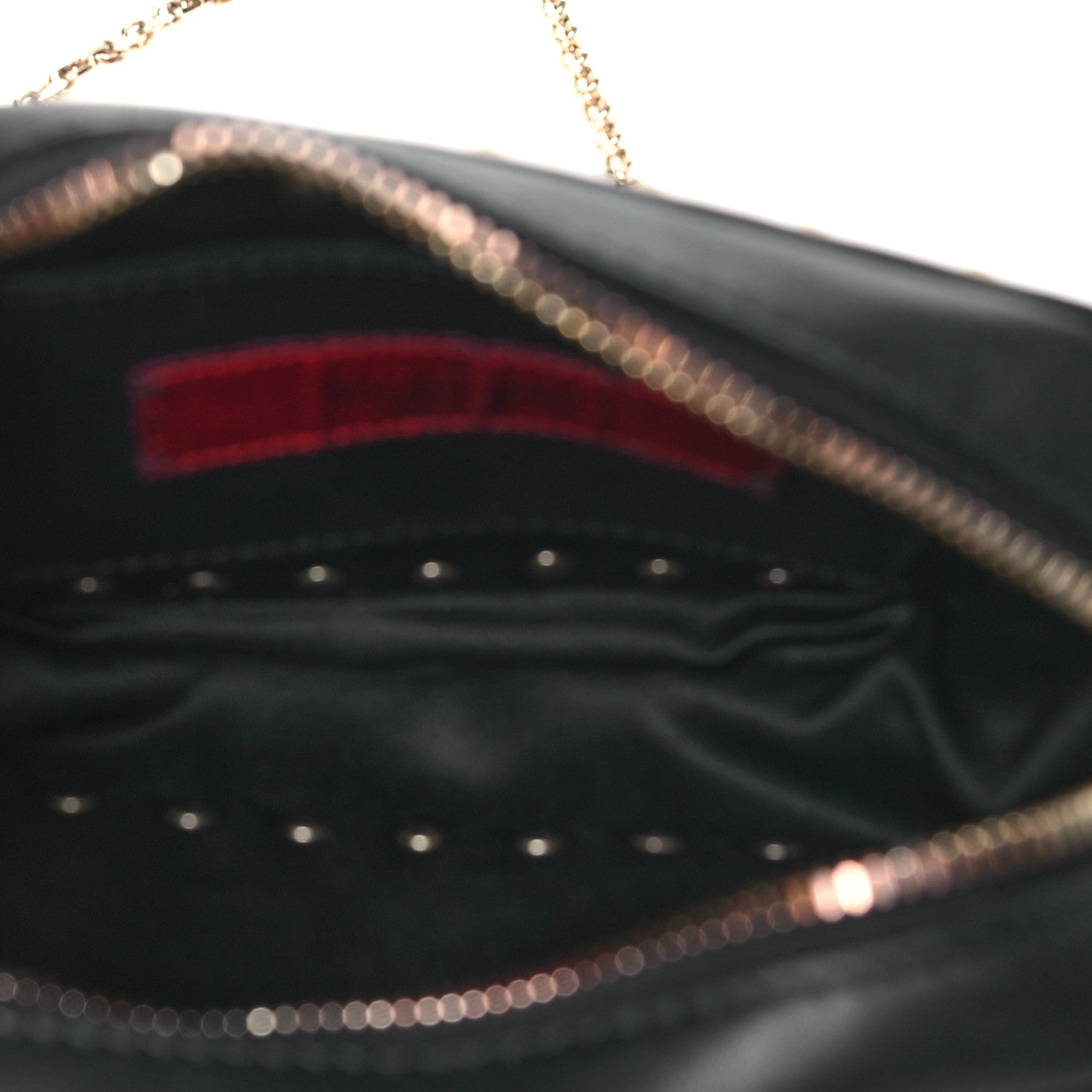 Valentino Garavani Calfskin Small Rockstud Chain Camera Crossbody Bag Black 5 of 9