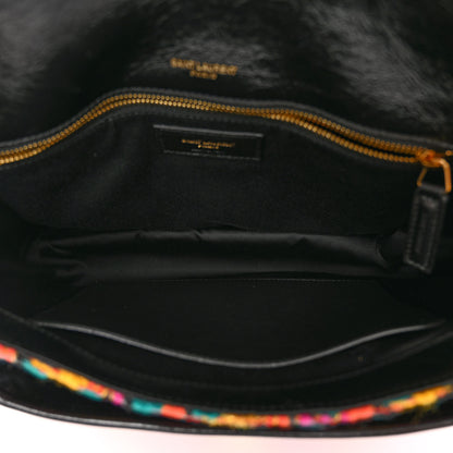 Saint Laurent SAINT LAURENT Tweed Calfskin Matelasse Monogram Medium Niki Chain Satchel Multicolor 5 of 9