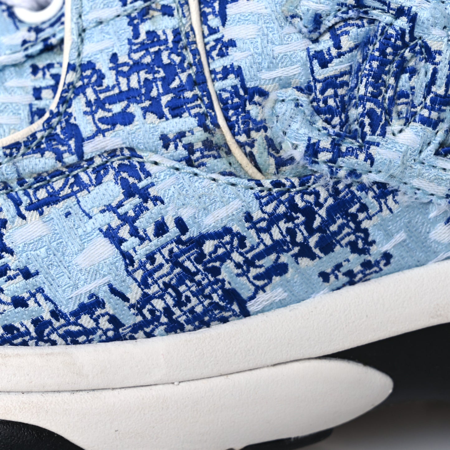 Tweed CC Sneakers 36.5 Blue White