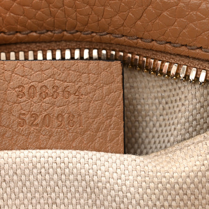 Gucci Pebbled Calfskin Small Soho Disco Bag Camelia 7 of 13