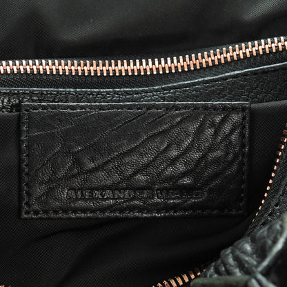 Alexander Wang Pebbled Lambskin Rockie Black Rose Gold Hardware 6 of 8