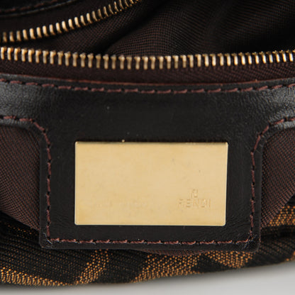 Fendi Zucca Small Chef Chain Hobo Tobacco 5 of 8