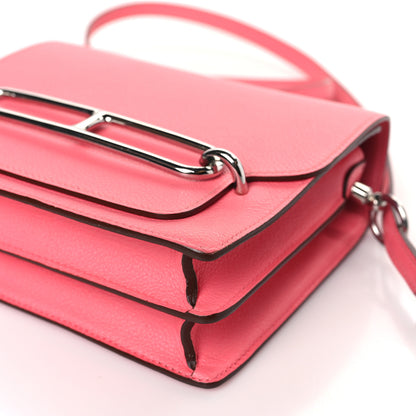Hermes Evercolor Mini Sac Roulis Rose Azalee 9 of 9