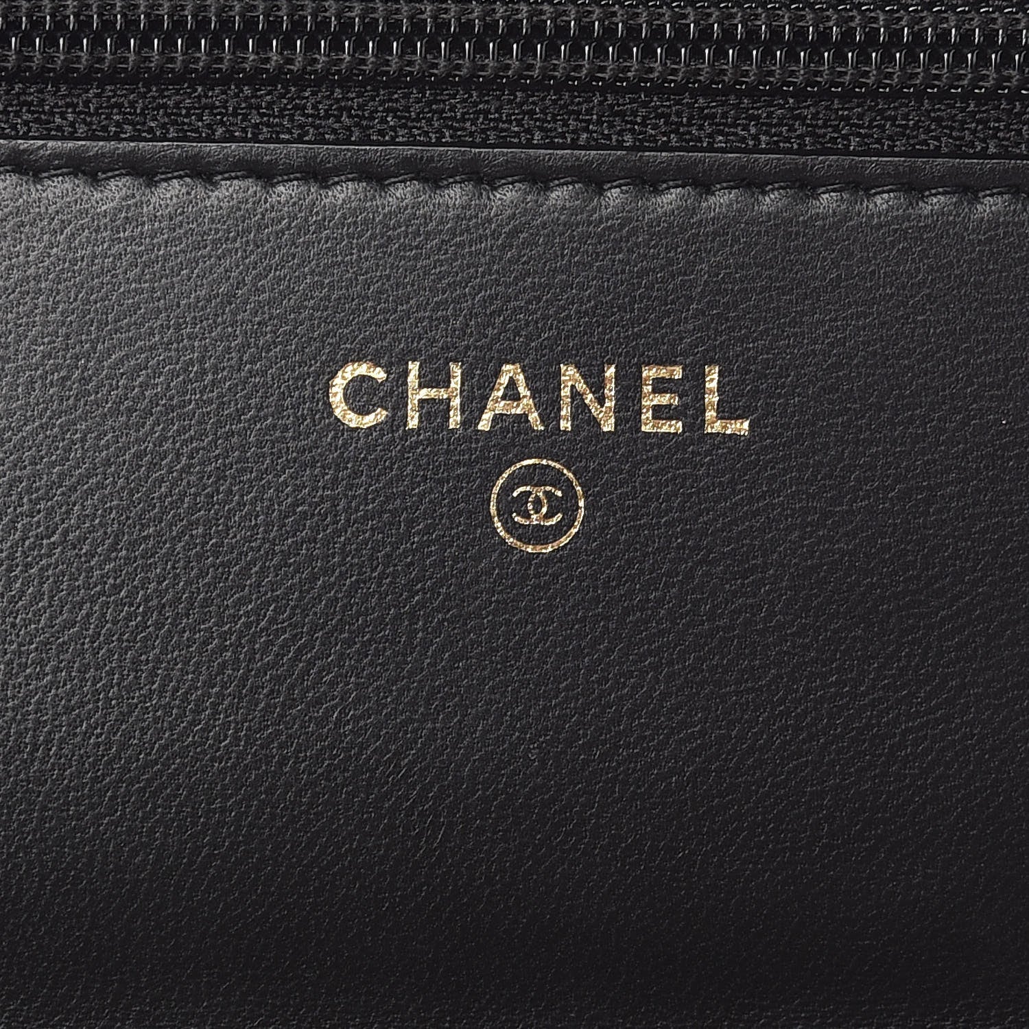 Chanel Lambskin Quilted Boy Wallet On Chain WOC Black 6 of 14