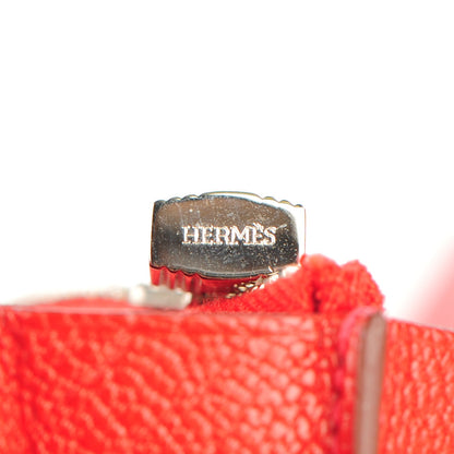 Hermes Chevre Mysore Kelly Longue Wallet Rouge Garance 10 of 10